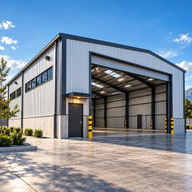 Bodega prefabricada de 140 m²